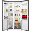 Kép 6/8 - Gorenje NRS917E41BX Side by Side hűtő,  347/197l,  "E" , TOTAL NO-FROST, INVERTERES kompresszor, ConvertFreshZone , fekete-inox, 1786/911/615mm