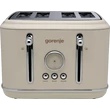 Kép 1/11 - Gorenje T2300CLIN KENYÉRPIRÍTÓ - Classico design    4 szelet piritós 2300W, morzsatálca, zsemletartó, hideg külső falak
