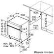 Kép 3/3 - Bosch SMI2ITS09E Beépíthető kezelőpaneles mosogatógép - Serie 2 - Home Connect - Nemesacél - 13 teríték - 5 program - 4 opció