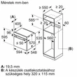 Kép 2/3 - Bosch HQG572EB3 Önállóan beépíthető sütő HotAir Steam hozzáadott gőz funkcióval - Serie4 - fekete - 71 l sütőtér - 8 funkció - 3D hőlégbefúvás - Energiaosztály: A+ - Pirolitikus öntisztítás - AirFry sütési mód - AutoPilot10 - 1-szintű teleszkópos sütősín
