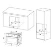 Kép 2/2 - MPM MPM-63-BOK-24 Beépíthető elektromos sütő 45 CM MAGAS!