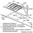 Kép 2/2 - Bosch PGH6B5K60 Gázfőzőlap - nemesacél felület - Serie4
