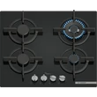 Kép 1/2 - Bosch PPH6A6I10 Gázfőzőlap - fekete edzett üveglap - Serie6 - 60cm