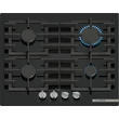Kép 1/2 - Bosch PPP6A6I40 Gázfőzőlap - fekete edzett üveglap - Serie6 - 60cm