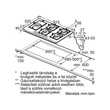 Kép 2/2 - Bosch PRS9A6H40 90cm széles Gázlap Serie8