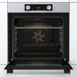 Kép 2/3 - Gorenje BO6735E02XK0 Beépíthető sütő, 10 funkció, 77 liter , érintőképernyős kijelző,  300°C, "A" energiaosztály, Aquaclean tisztítási funkció