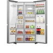 Kép 2/9 - Hisense RS818N4TIC Side by side hűtőszekrény C, 417L/215L, Nofrost, víz- jégadagoló, 36x91x179, prémium inox