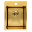 Kép 1/2 - Operis MARMARA Egymedencés inox mosogató, Szín: arany, 40-s szekrénybe, SAM_G10A Kép 1/2 - Operis MARMARA Egymedencés inox mosogató, Szín: arany, 40-s szekrénybe, SAM_G10A