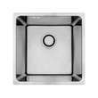 Kép 1/2 - Operis ADEN Egymedencés inox mosogató, beépíthető, munkalapszintbe szerelhető,  pult alá szerelhető, 50-s szekrénybe