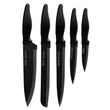 Kép 2/2 - MPM Smile SNS-3 Késkészlet 6 db-os acél, henger tartó fekete