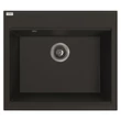 Kép 1/2 - Laveo TAU egymedencés mosogató, matt fekete