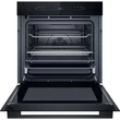 Kép 4/8 - Whirlpool WOI78PT1SBAC Fekete üveg, finoman csukódó sütőajtó ,  MF8, PIROLITIKUS és HIDROLITIKUS tisztítás, "A+, Assisted kijelző (magyar nyelvű, érintőszenzoros), Connectivity,  teleszkópos sütősín, 73 liter