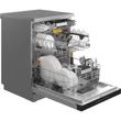 Kép 4/11 - WHIRLPOOL W8FHS61X Mosogatógép, A , 15 teríték, inox készülékszín, 8 program, 9,9 l vízfogyasztás, PowerClean és 6. érzék technolgóia , IBIZA 3. evőeszköztartó fiók, NaturalDry  41 dBA