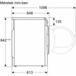 Kép 10/10 - Bosch WQG243DNBY Hőszivattyús kondenzációs szárítógép , Serie6 , 9kg ,  C , Fekete ajtó , EasyClean kondenzátor  , Prémium TouchControl kijelző , AutoDry , Státuszjelzés ,  Vasaláskönnyítés