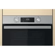 Kép 3/7 - Whirlpool OMR58CU1SX Beépíthető elektromos sütő, "A+" , inox készülékszín, Katalitikus panel, süllyeszthető kezelőgombok, digitális kijelző, finoman csukodó sütőajtó, Teleszkópos sütősín, 71 liter