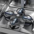 Kép 5/8 - Beko BDFN36560XWP Szabadonálló mosogatógép, 15 teríték,15 teríték, 3. kosár, acélszürke, A osztály, 41 dB(A), selfdry, Quick&shine, HomeWhiz alkalmazás, 11 program