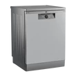 Kép 2/9 - Beko BDFN26540XP Szabadonálló mosogatógép, 15 teríték, 3. kosár, acélszürke, 41dB(A), C, SelfDry, Quick&Shine program