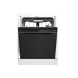 Kép 2/2 - Whirlpool W7U HS61BS Pult alá építhető MaxiSpace mosogatógép Black Stain előlappal, A , 15 teríték, PowerClean Pro,  9,9 l , 3. evőeszköz fiók, Aquastop, 
Zajszint: 41 dBA
