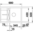 Kép 9/11 - BLANCO METRA 45 S Compact antracit exc.n