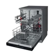 Kép 4/8 - Whirlpool W7F HS51 X szabadonálló mosogatógép, 15 teríték, 8 program, 41dBA zajszint, inox, PowerClean, NaturalDry. 3. evőeszköz kosár Kép 4/8 - Whirlpool W7F HS51 X szabadonálló mosogatógép, 15 teríték, 8 program, 41dBA zajszint, inox, PowerClean, NaturalDry. 3. evőeszköz kosár