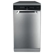 Kép 1/6 - Whirlpool WH6FB10BS7A0X Keskeny mosogatógép, B/A/A, 10 teríték, inox , 9 program, 8.7 l , 6. Érzék technológia, 3. evőeszköztartó fiók, digitális kijelző, elektronikus öblítő- és sóhiány jelző, vízvédelem, 42 dBA, NaturalDry száradást segítő ajtónyitó ren