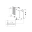 Kép 6/6 - Whirlpool WH6FB10BS7A0X Keskeny mosogatógép, B/A/A, 10 teríték, inox , 9 program, 8.7 l , 6. Érzék technológia, 3. evőeszköztartó fiók, digitális kijelző, elektronikus öblítő- és sóhiány jelző, vízvédelem, 42 dBA, NaturalDry száradást segítő ajtónyitó ren