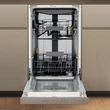 Kép 3/6 - Whirlpool WH6PC11BS7A0  Beépíthető Inox kezelő paneles keskeny mosogatógép, "C" , 11 teríték, PowerClean, 8,7 l , 3. evőeszköz fiók,  6.Érzék
 43/41 dBA