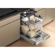 Kép 4/6 - Whirlpool WH7PC15B4M60 Beépíthető Inox kezelő paneles mosogatógép, "C" , 15 teríték, 9,5 l , 10 program, MaxiSpace, flexibilis 3. evőeszközfiók, 6. Érzék technológia, PowerClean Pro,  NaturalDry automatikus ajtónyitás, Öntisztító program, 44 dBA