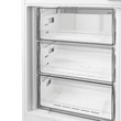 Kép 8/8 - Whirlpool WHK2 5293 B5E2 Beépíthető kombinált hűtő  270L (194/76l ), D, Elektronikus vezérlés HomeWhiz WIFI+BLE támogatás, Adaptív hűtés akár 20%-os energiamegtakarítással, Metal multiflow, csúszópántos zsanér (sliding), 10 év kompresszor garanciával,  17