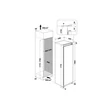 Kép 7/7 - Whirlpool WHSD18F013D1 Beépíthető fagyasztószekrény, 209 , E , prémium belső kialakítás, NoFrost technológia, 6. Érzék Freeze Control, 38 dBA, 177x54x54,5 cm
