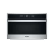 Kép 1/5 - Whirlpool WMD44MX Álló szekrénybe építhető mikrohullámú sütő Inox, 31 liter, 6. Érzék funkciók, 1000W, CRISP, grill, digitális kijelző (fehér karakterszín), JET Start, JET Defrost, JET Menü, lenyíló tükrös üvegajtó