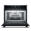 Kép 3/6 - Whirlpool WMW44HMX Álló szekrénybe építhető mikrohullámú sütő, Inox, 40 liter, 6. Érzék funkciók, CRISP,  grill, Érintős kijelző, JET Start, JET Defrost Kép 3/6 - Whirlpool WMW44HMX Álló szekrénybe építhető mikrohullámú sütő, Inox, 40 liter, 6. Érzék funkciók, CRISP,  grill, Érintős kijelző, JET Start, JET Defrost