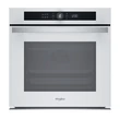 Kép 1/7 - Whirlpool WOI4S8HM2SWA Beépíthető sütő, Fehér üveg, finoman csukódó sütőajtó, 6. Érzék funkció 6 ételkategóriára, MF8, SmartClean (hidrolitikus) sütőtisztítás,  Airfry, teleszkópos sütősín, 73 liter
