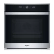 Kép 1/7 - Whirlpool WOI4S8PPM1SX Beépíthető sütő, Ujjlenyomatmentes inox, finoman csukódó sütőajtó , 6. Érzék funkció 6 ételkategóriára, MF8, PIROLITIKUS és HIDROLITIKUS tisztítás,  Airfry, teleszkópos sütősín,  73 l