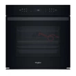 Kép 1/4 - Whirlpool WOI68FPT1SBA Beépíthető sütő, Fekete üveg, finoman csukódó sütőajtó, 6. Érzék funkció receptekkel, MF8, PIROLITIKUS és HIDROLITIKUS tisztítás, Assisted kijelző (magyar nyelvű, érintőszenzoros), Airfry, teleszkópos sütősín,  73 l