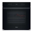Kép 1/5 - Whirlpool WOI6A8FPT1SBA Beépíthető sütő, Fekete üveg, finoman csukódó sütőajtó, 6. Érzék funkció receptekkel, MF8, PIROLITIKUS és HIDROLITIKUS tisztítás, Assisted kijelző (magyar nyelvű, érintőszenzoros),  Airfry, gőz, teleszkópos sütősín, 73 l
