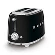 Kép 2/7 - SMEG TSF01BLEU KENYÉRPIRÍTÓ, 50-es évek retro design, 2 szeletes, 6 fokozat, 3 program, fekete