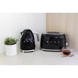 Kép 7/7 - SMEG TSF01BLEU KENYÉRPIRÍTÓ, 50-es évek retro design, 2 szeletes, 6 fokozat, 3 program, fekete