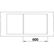 Kép 4/9 - BLANCO METRA XL 6S-F Silgranit mosogatótálca fekete exc., SZINTBE ÉPÍTÉS