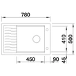 Kép 3/10 - BLANCO ELON XL 6 S Silgranit mosogatótálca palaszürke exc.InF