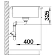 Kép 6/10 - BLANCO ZIA XL 6 S Compact Silgranit mosogatótálca, fekete, excenter nélkül