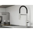 Kép 2/8 - BLANCO CATRIS-S Flexo csaptelep kihúzható fejjel, satin dark steel, magasnyomású