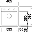 Kép 3/8 - BLANCO DALAGO 45 Silgranit mosogatótálca, fehér, excenterrel Kép 3/8 - BLANCO DALAGO 45 Silgranit mosogatótálca, fehér, excenterrel