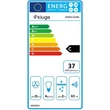 Kép 3/5 - Kluge KMK6160BL fali T-alakú fekete páraelszívó, 60cm