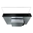 Kép 2/15 - Kluge KLD9500BLG pultból kiemelkedő páraelszívó átlátszó üveggel, 90cm