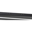 Kép 2/7 - Kluge KLD9000BLG pultból kiemelkedő fekete páraelszívó, 90cm