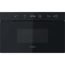 Whirlpool MBNA900B Fekete, 22 liter, beépíthető mikró,  oldalra nyíló üvegajtó, digitális kijelző (fehér karakterszín)
