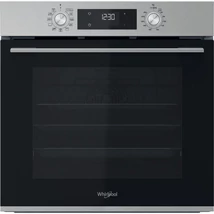 Whirlpool OMK58CU1SX Beépíthető sütő, "A+" energiaosztály, inox készülékszín Katalitikus panel, süllyeszthető kezelőgombok,  finoman csukodó sütőajtó, Teleszkópos sütősín