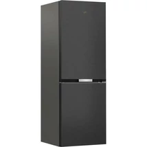 Whirlpool WHK25364XBR4E Alulfagyasztós Total NoFrost hűtőszekrény, E energiaosztály, 210 L + 106 L , Dark inox készülékszín, elektronikus hőmérséklet beállítás , 6. Érzék kontrol funkció , Total NoFrost , 37 dB, 186,5x59,5x66,3cm