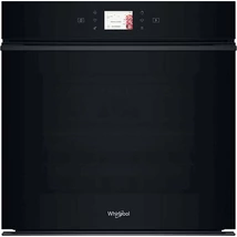 Whirlpool WOI98HT2SBA Fekete üveg, finoman csukódó sütőajtó , MF8, SmartClean (hidrolitikus) sütőtisztítás, "A+", LCD TFT 3'5 kijelző (magyar nyelvű, érintőszenzoros), 2 teleszkópos sütősín, 73 liter